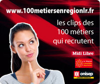Mise en ligne du site www.100metiersenregionlr.fr