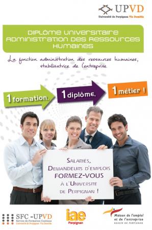 L’université de Perpignan Via Domitia et la Maison de l’emploi et de l’entreprise lancent le DU « Administration des ressources humaines »