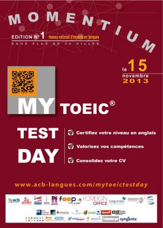 ACB-Langues lance la 1re édition de « My TOEIC® Test Day ».