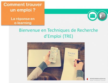 L’organisme ROYER ROBIN Associés propose un accompagnement en ligne aux techniques de recherche d’emploi. 