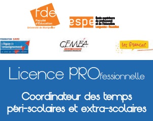 Ouverture de la licence pro « Coordinateur des temps périscolaires et extrascolaires » à Nîmes en septembre 2016