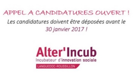 Projet social : candidature auprès d’Alter’Incub avant le 30 janvier