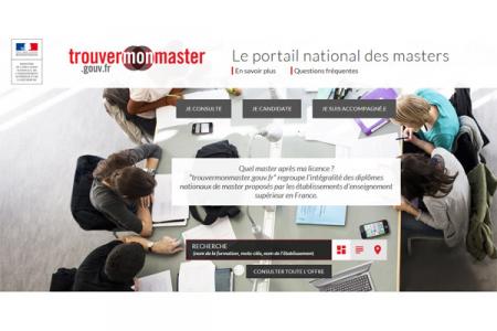 Lancement du site www.trouvermonmaster.gouv.fr