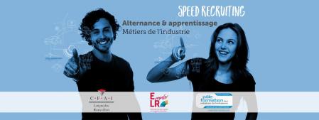 #SpeedRecruiting Industrie le 20/9 : 30 entreprises à la recherche d'apprenti(e)s