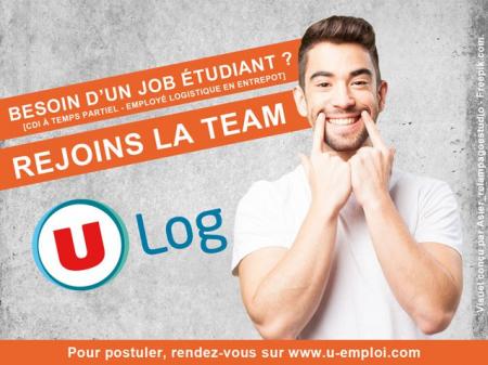 U Log propose plus de 400 CDI étudiants à temps partiel en France dont 60 en Occitanie.