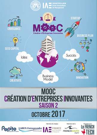 L'Université de Montpellier propose une 2nde version de son MOOC sur la création d'entreprises innovantes.