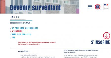 Le ministère de la Justice recrute plus de 1000 surveillants pénitentiaires : inscription jusqu'au 17 octobre