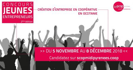 2e édition du Concours Jeunes Entrepreneurs Occitanie : candidatures avant le 7 décembre