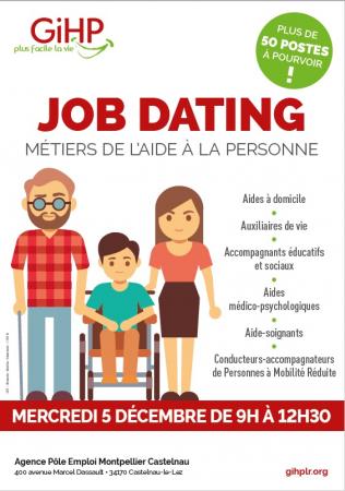 Job dating du GIHP le 5 décembre : plus de 50 postes à pourvoir dans l'Hérault