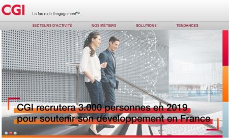 CGI recrutera 3 000 personnes en 2019 en France, dont 500 dans le Grand Sud.