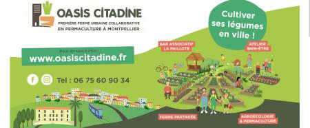 Oasis Citadine crée une ferme urbaine collaborative au Château de Flaujergues.