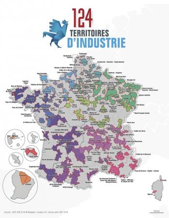 10 territoires d'industrie sélectionnés en Occitanie