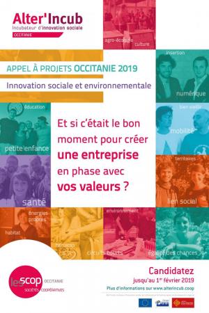 Appel à projets Alter'Incub Occitanie : candidatures avant le 1er février