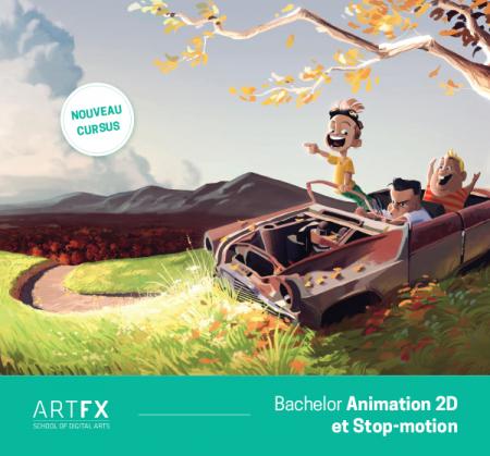 Bachelor Animation 2D & Stop Motion : le nouveau cursus proposé par ArtFX à la rentrée 2019
