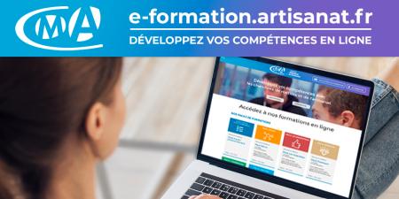 Le réseau des CMA lance un espace en ligne pour que les (futurs) artisans puissent se former à distance.