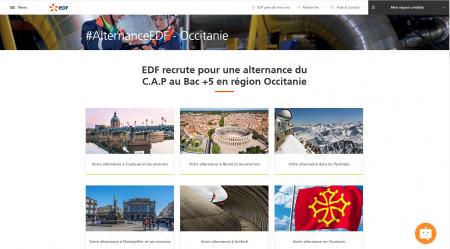 EDF recrute 104 alternants du CAP au bac+5 en Occitanie.