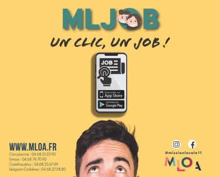 Appli MLJOB : un clic, un job dans l'ouest audois