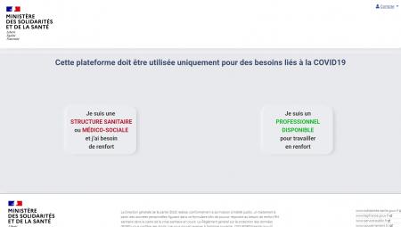 La plateforme Renfort-RH met en relation les établissements et services sanitaires et médico-sociaux et les professionnels volontaires.