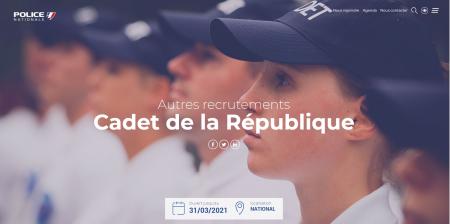 Cadet de la République promotion 2021 : inscriptions jusqu'au 31 mars