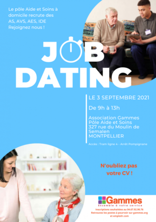 Gammes organise son 1er job dating de rentrée le 3 septembre.