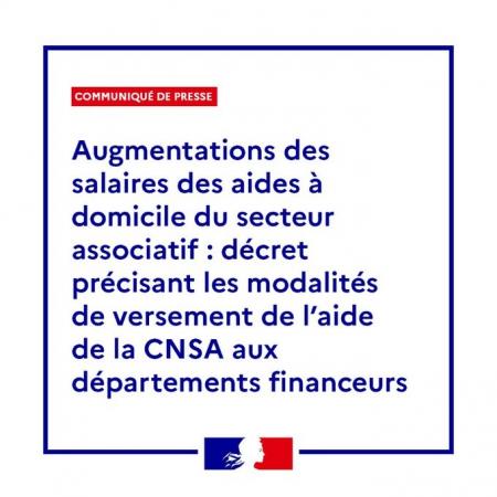 Hausse des salaires de 15 % pour les aides à domicile du secteur associatif à partir du 1er octobre