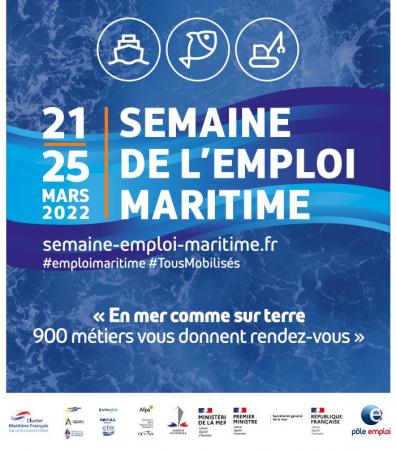 6e édition de la semaine de l'emploi maritime du 21 au 25 mars 2022