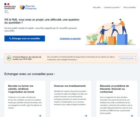 Place des Entreprises, le service public à destination des TPE-PME, désormais disponible en France métropolitaine