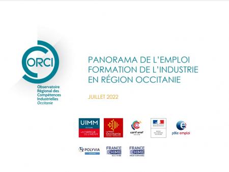 Panorama emploi formation de l'industrie en région Occitanie en 2022