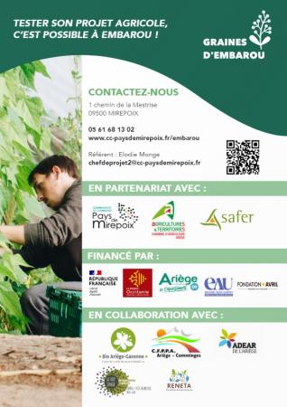 L'Agrosite d'Embarou, en Ariège, recherche ses porteurs de projets agricoles.