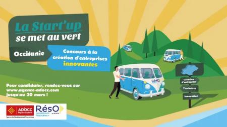 La Start-Up se met au vert - Occitanie : les entreprises innovantes peuvent candidater jusqu'au 20 mars.