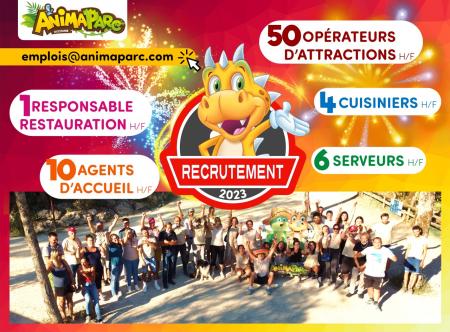 AnimaParc recrute en vue de sa réouverture : plus de 70 postes à pourvoir.