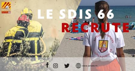 Les Pompiers de l'Aude, de l'Hérault et des Pyrénées-Orientales recrutent pour la saison estivale des Nageurs Sauveteurs volontaires 