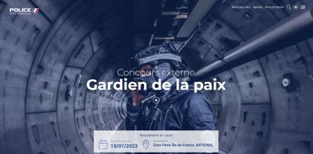 Concours gardien de la paix : inscriptions jusqu'au 19 juillet