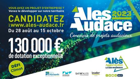 11e édition du concours Alès Audace : candidatures jusqu'au 15 octobre