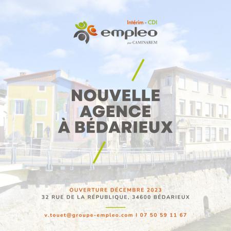 Empleo ouvre une agence généraliste emploi à Bédarieux (34).