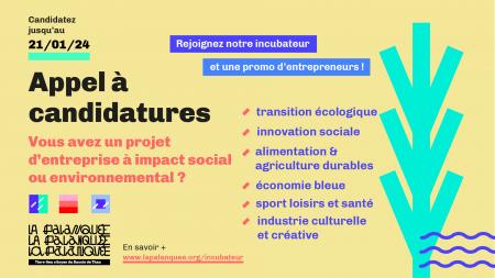 Incubateur de La Palanquée : appel à candidatures jusqu'au 21 janvier