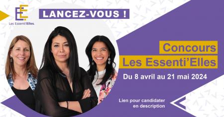Concours Les Essenti'Elles : candidatures jusqu'au 21 mai