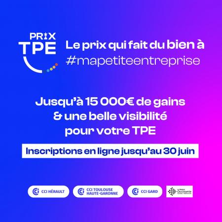 23e édition du prix de la TPE : inscriptions jusqu'au 30 juin