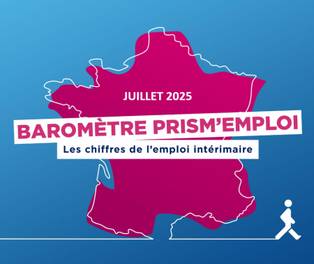 Baromètre de l'intérim en juillet 2025