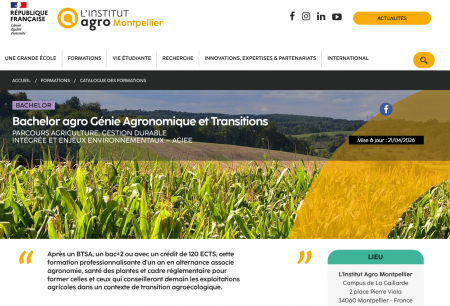 Montpellier : trois nouveaux bachelors agro pour anticiper le renouvellement des générations agricoles