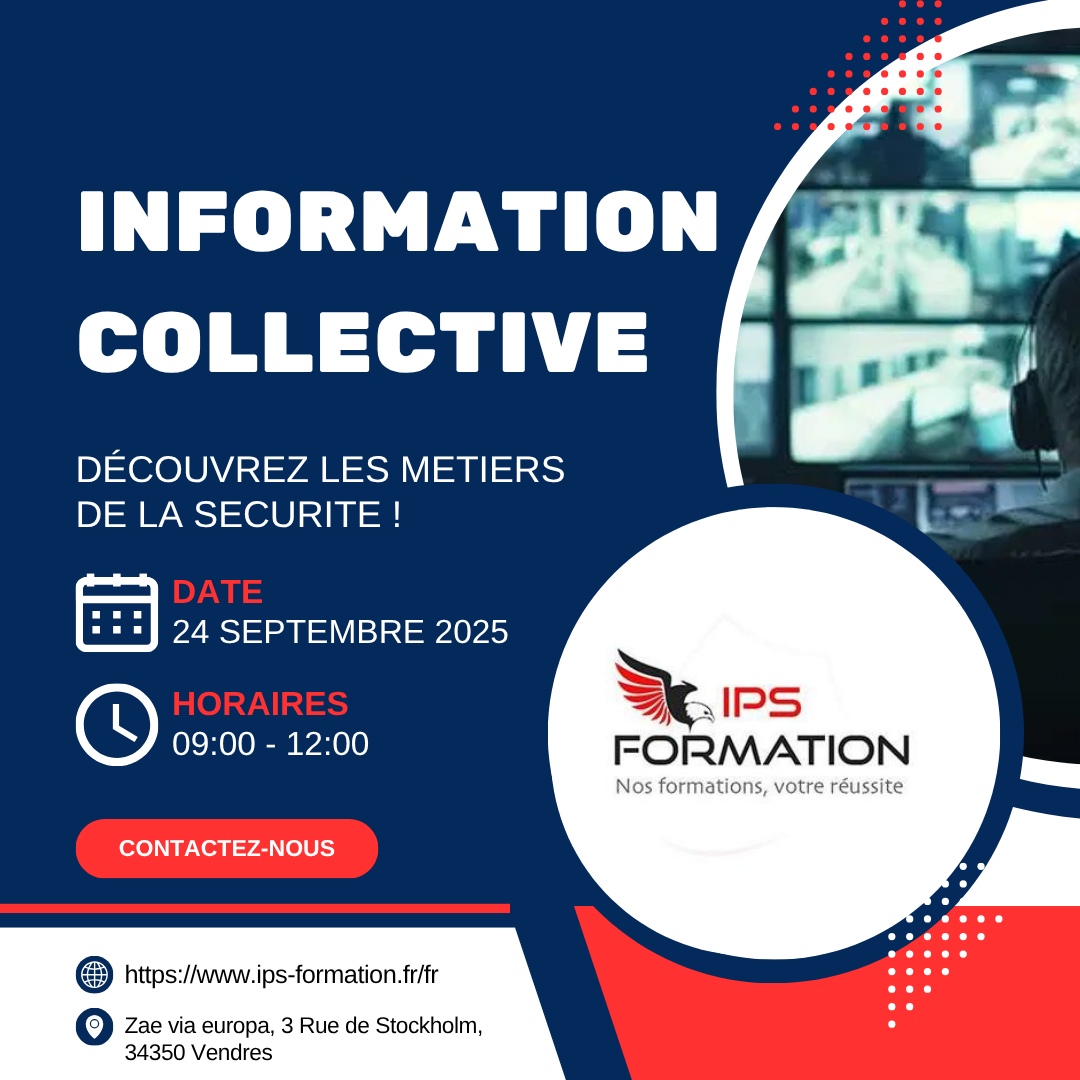 Information collective - Métiers de la sécurité