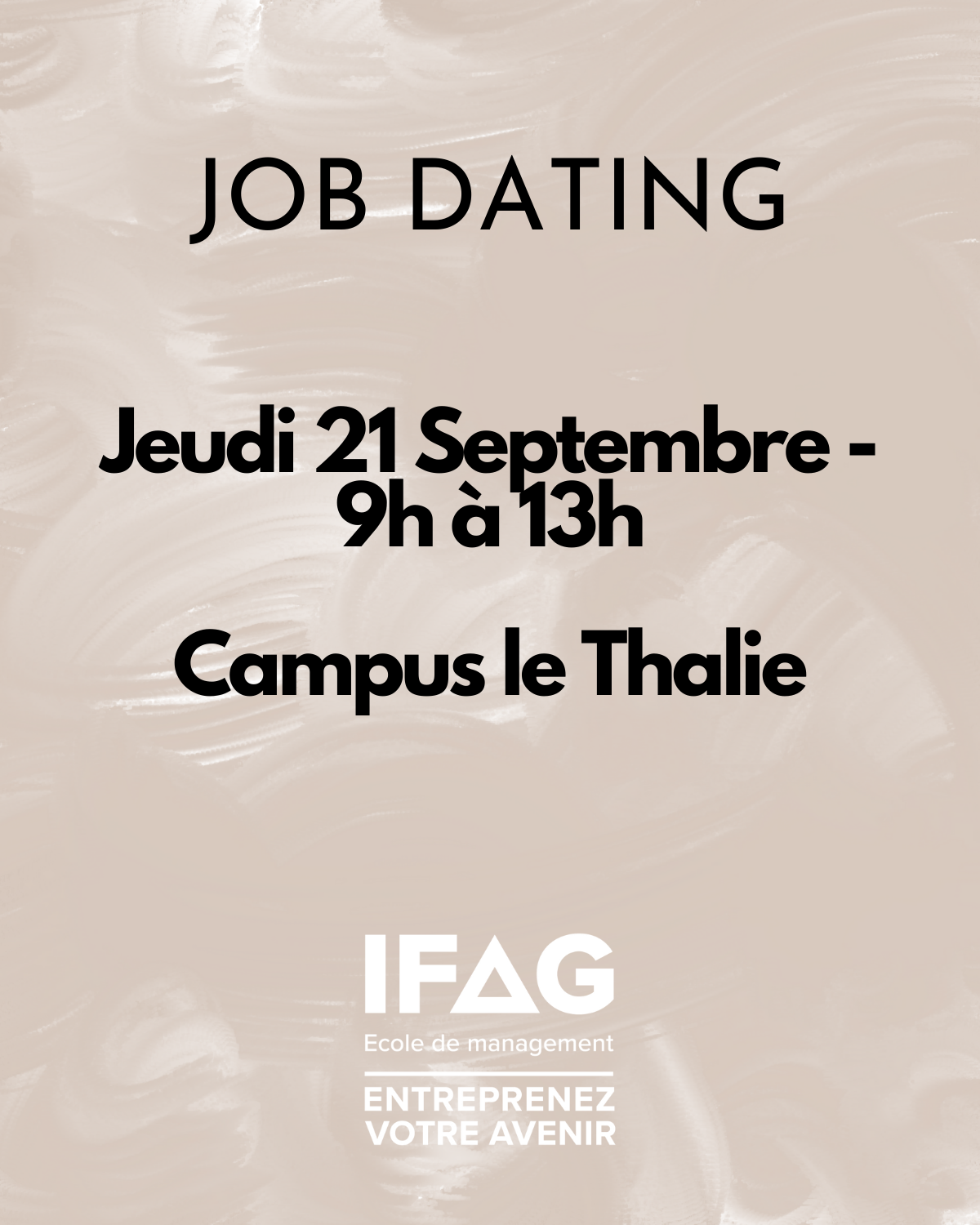 Job dating alternance IFAG Montpellier (employeurs)