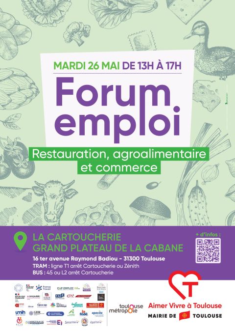 Forum emploi restauration agroalimentaire et commerce – Toulouse