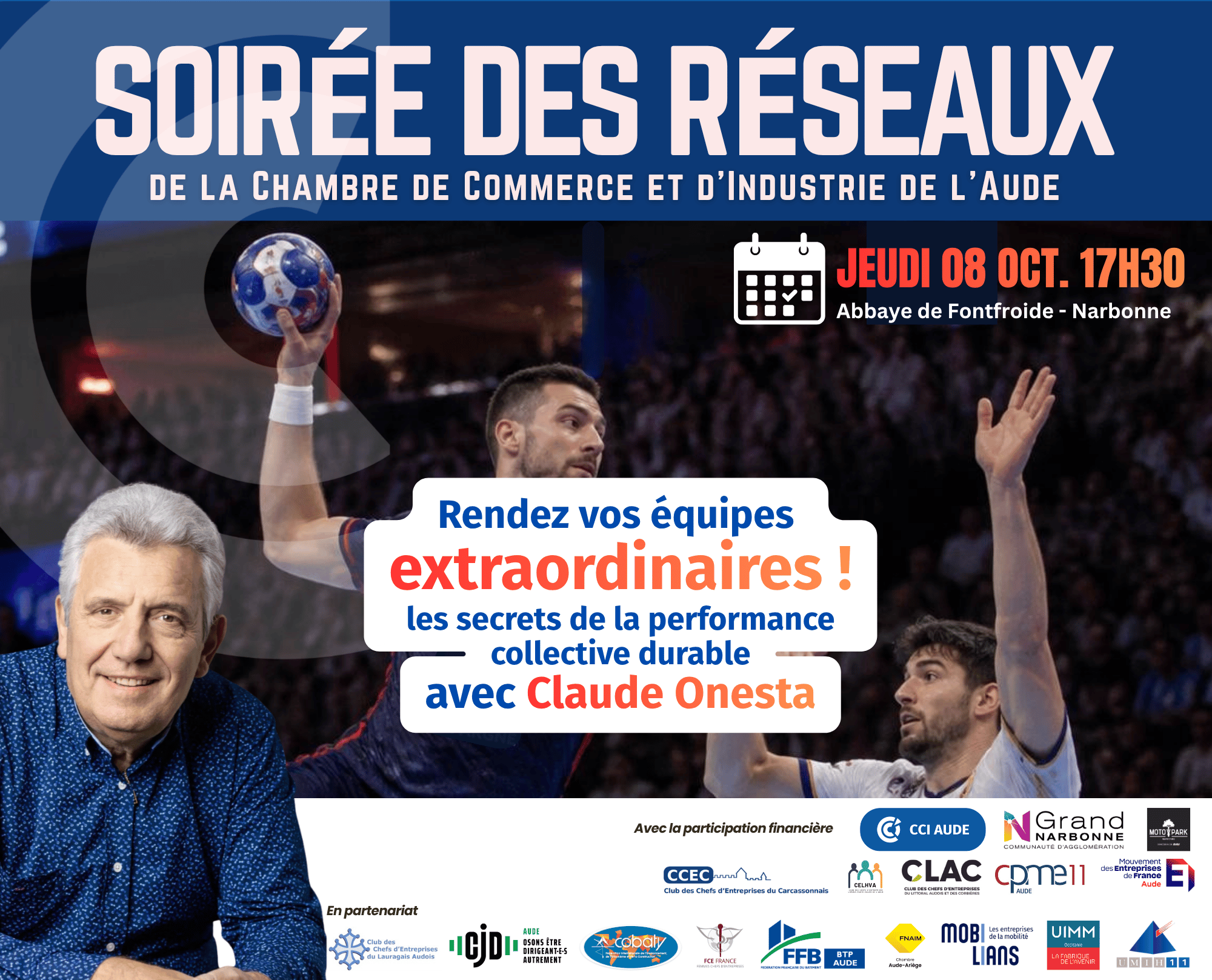 Soirée des Réseaux : les secrets de la performance collective avec Claude Onesta