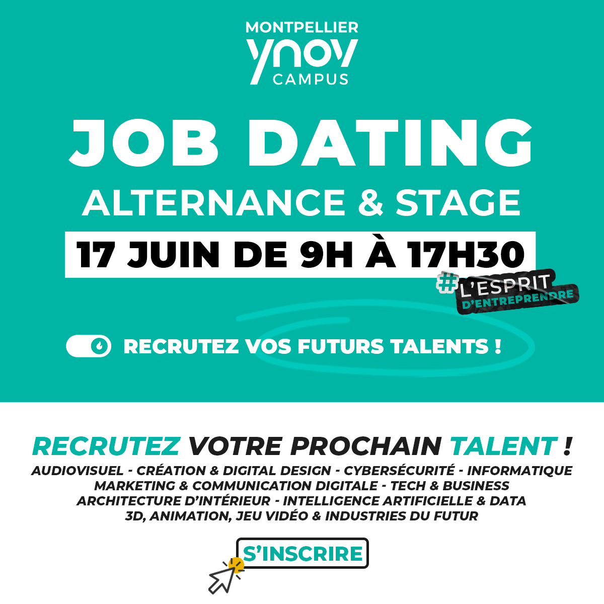 Job dating alternance : Montpellier YNOV Campus
