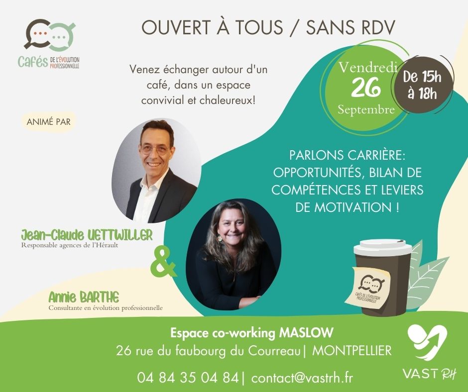 Café de l'évolution professionnelle - Montpellier centre