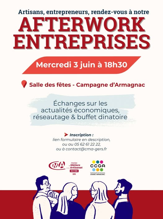 Afterwork Entreprises Campagne d'Armagnac