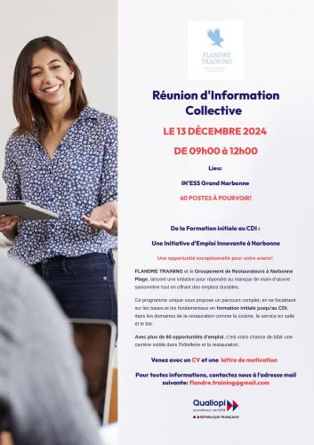 Réunion d’information collective : recrutement de 60 saisonniers à Narbonne plage pour la saison 2025