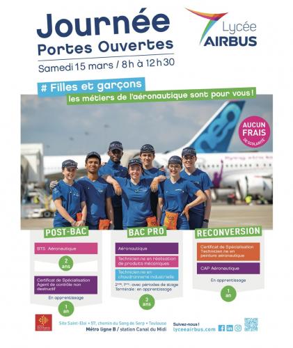 Journée portes ouvertes lycée Airbus
