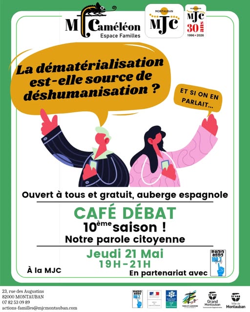 Café Débat - La dématérialisation est-elle source de déshumanisation ?